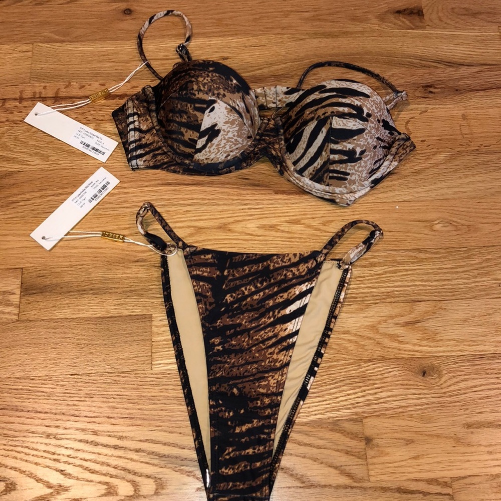 Meshki tiger print bikini